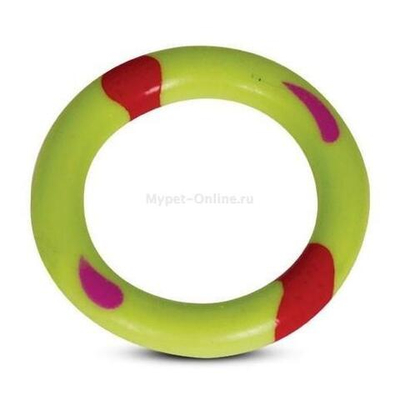 Игрушка для собак из цельнолитой резины "Кольцо", 85мм, Triol