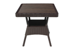 Стол пластиковый Ola Dom арт.S-GS01 76x76см квадратный (коричневый)