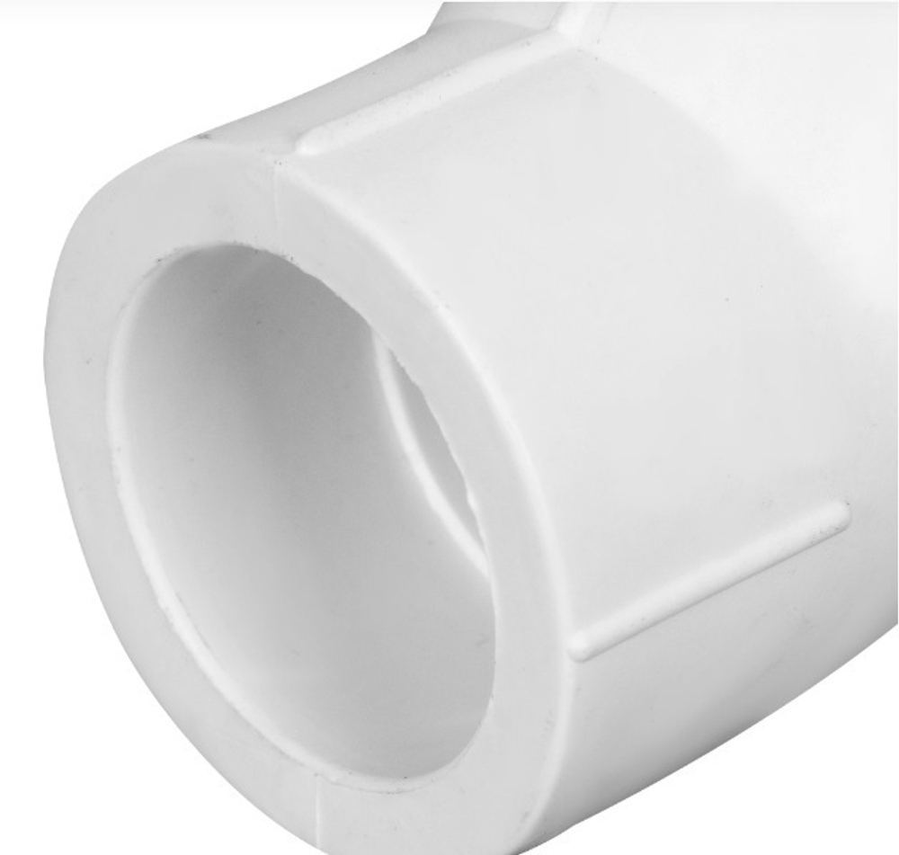 Угольник полипропиленовый соединительный под пайку 45° PN25 d32мм