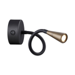 4289/3WL HIGHTECH ODL22 475 черный с античн.бронзой Настенный светильник с выкл. IP20 LED 3W 265Лм 3000K ODDS