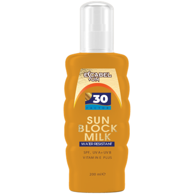 Молочко для лица и тела солнцезащитное ESCABEL Sun Block Milk SPF 30, 200 мл.