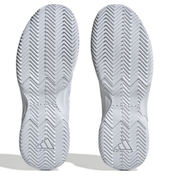 Мужские кроссовки теннисные Adidas GameCourt 2 M - облачно-белый/матовое серебро