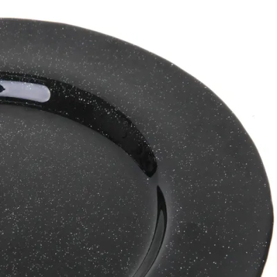 Тарелка 26см «Блэк рояль» черная