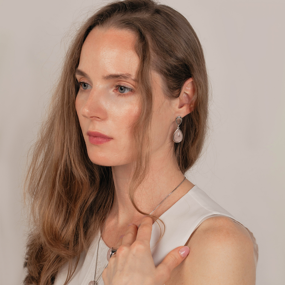Серьги Possebon Q.Rose A0381.7 S