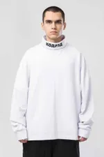 Водолазка Codered оверсайз Rollneck Wide Coderedneck белая