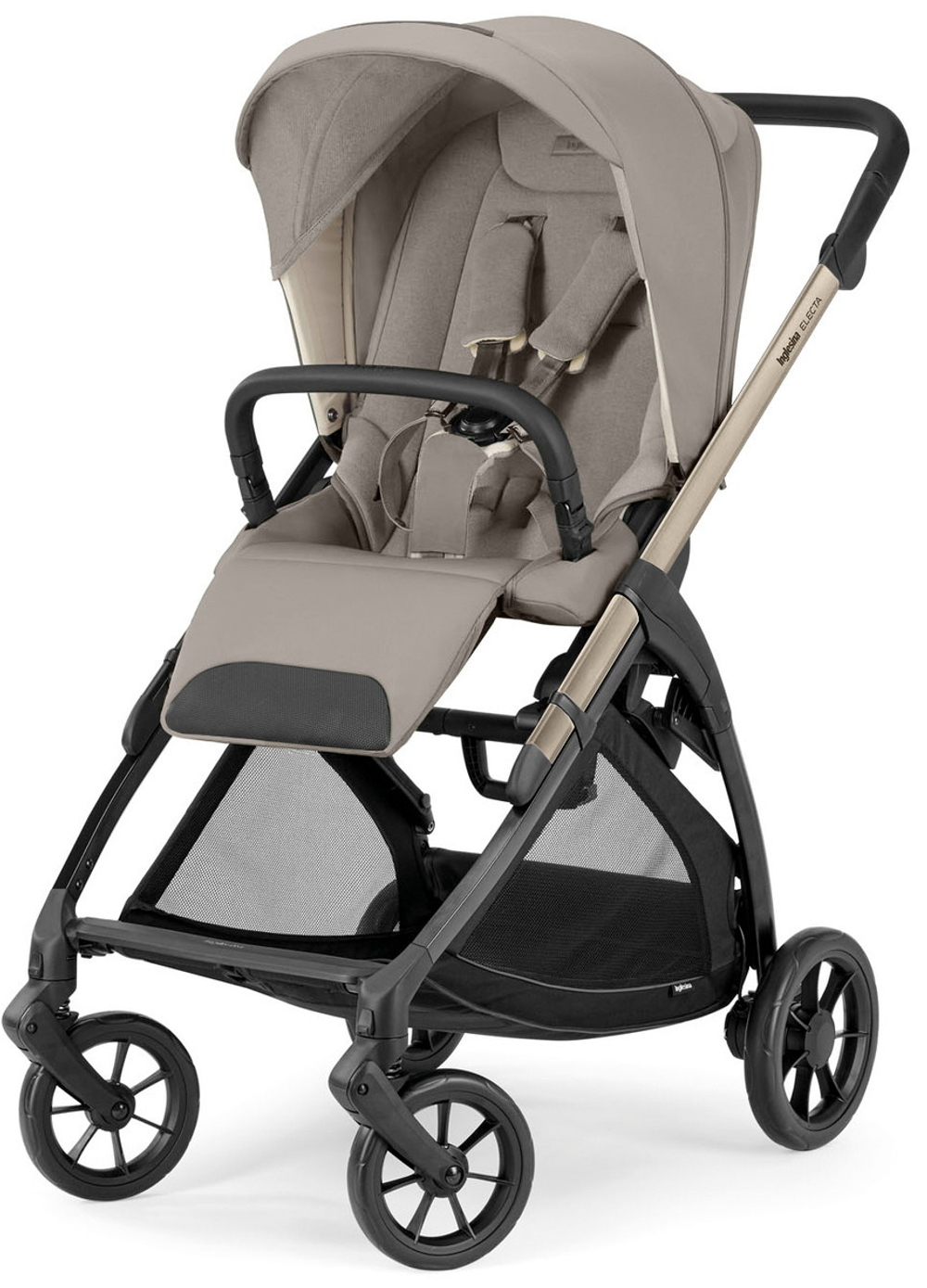 Коляска Inglesina Electa System Duo KA59S0 с подставкой под люльку Standup 2 в 1 Battery Beige