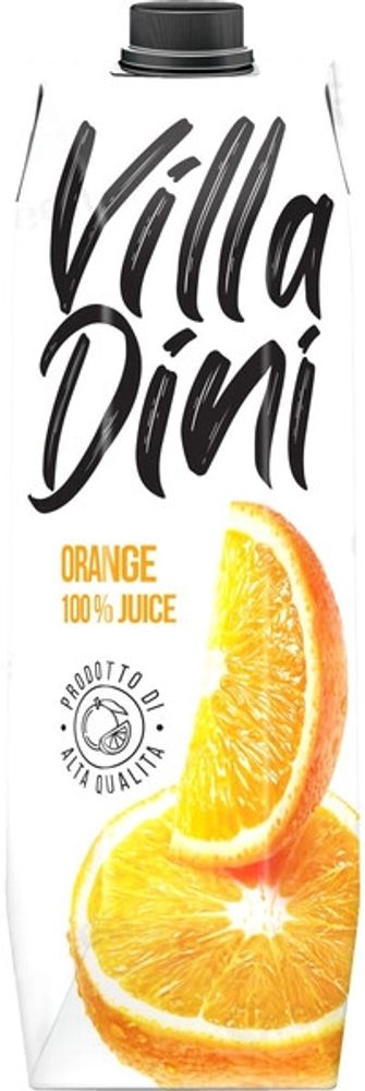 Сок Вилла Дини Апельсиновый / Villa Dini Orange 1л - тетра-пак