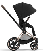 Коляска 3 в 1 Cybex Priam IV Rosegold complete и автокресло Aton S2 i-Size Moon Black Sepia Black
