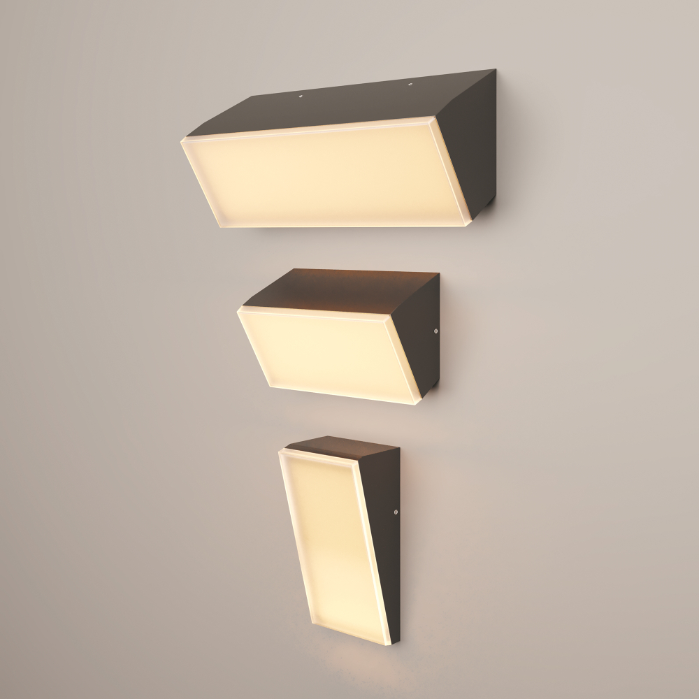 Уличный настенный светильник Outdoor O436WL-L10GF3K1