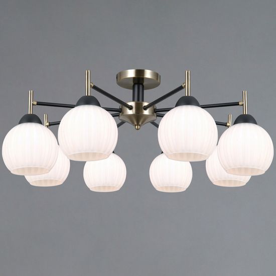 IL0579-8CSQ-25 BK AB TRENTO светильник потолочный