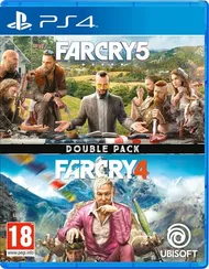 PS4 Far Cry 4 + Far Cry 5 Double Pack (Б/У, Полностью на русском языке, CUSA-00462/CUSA-05848)