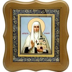 Елисавета (Елизавета)  Алапаевская Святая мученица великая княгиня. Икона на холсте.