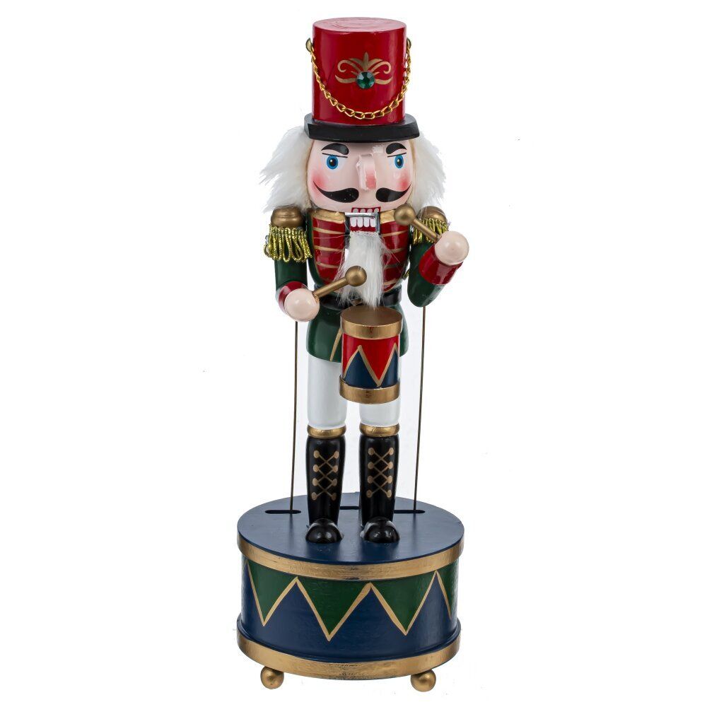 GAEM Фигурка декоративная "Щелкунчик" с музыкой и движением, L10,5 W10,5 H30,5 см
