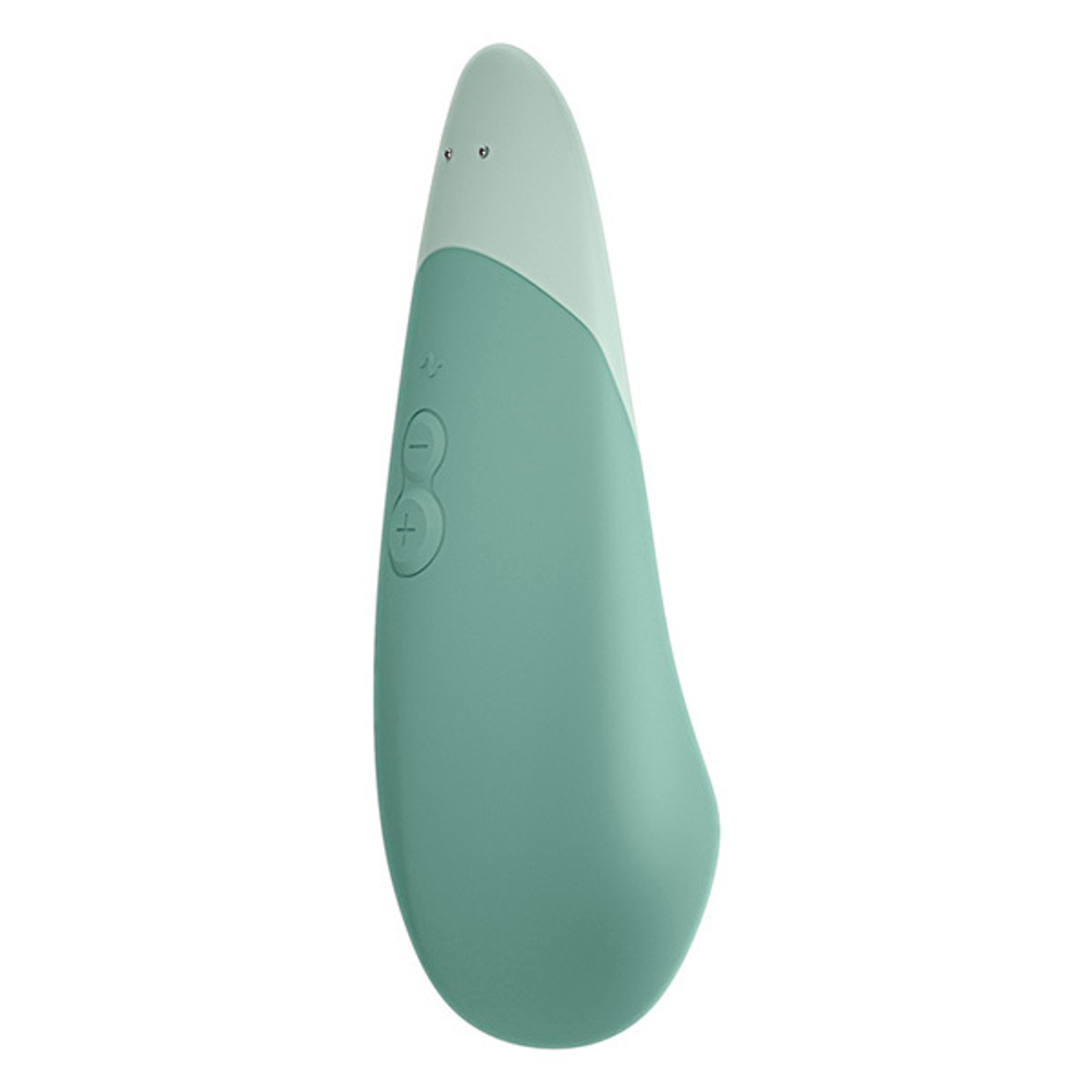 Зеленый клиторальный вибратор 14,2см Womanizer Vibe Green WZFS1SG5
