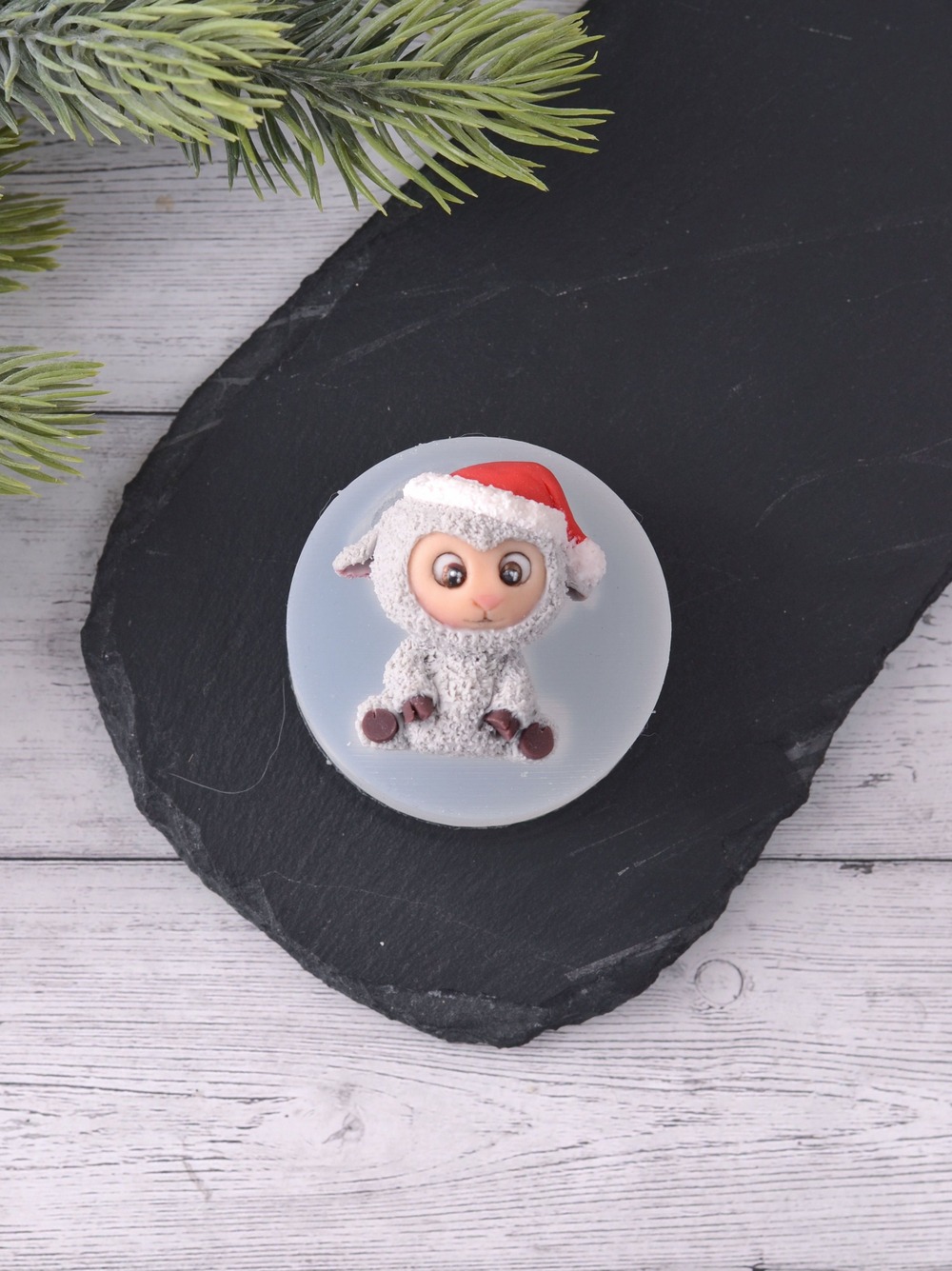 Силиконовый молд "Овечка" #4