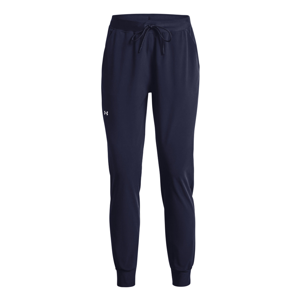 Женские теннисные брюки Under Armour Woven Training Pants Women - Dark Blue
