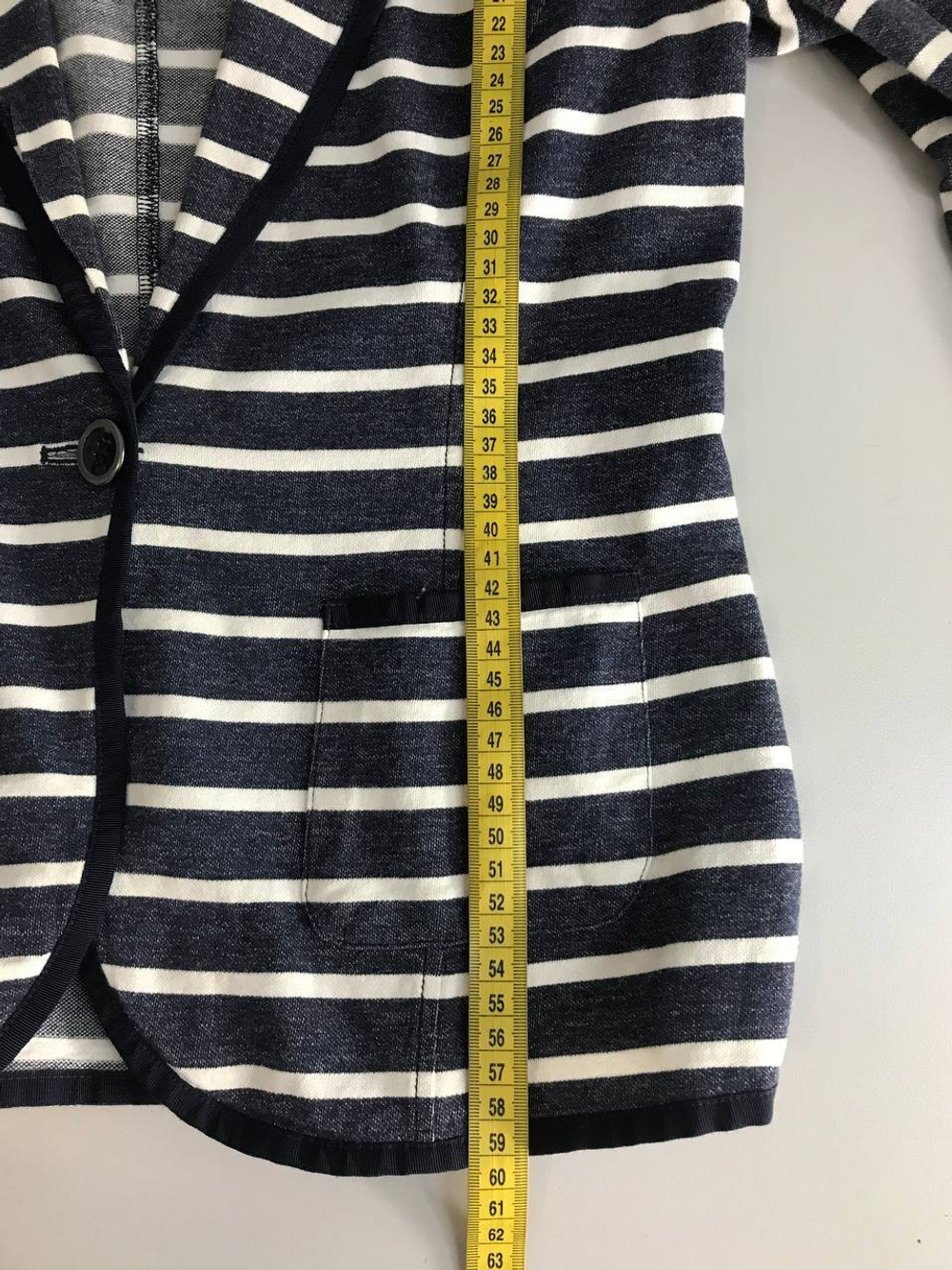 Жакет Penny black в полоску, маркировка М, визуально на 46 размер