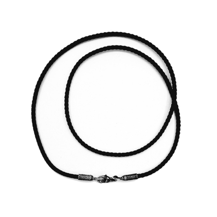 Гайтан для крестика с серебряным замком