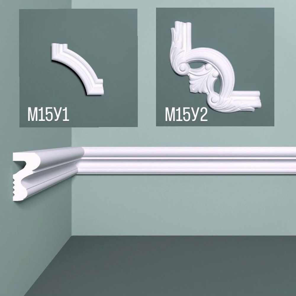 bello deco Молдинг XPS М 15 (35x20) 00-00004632