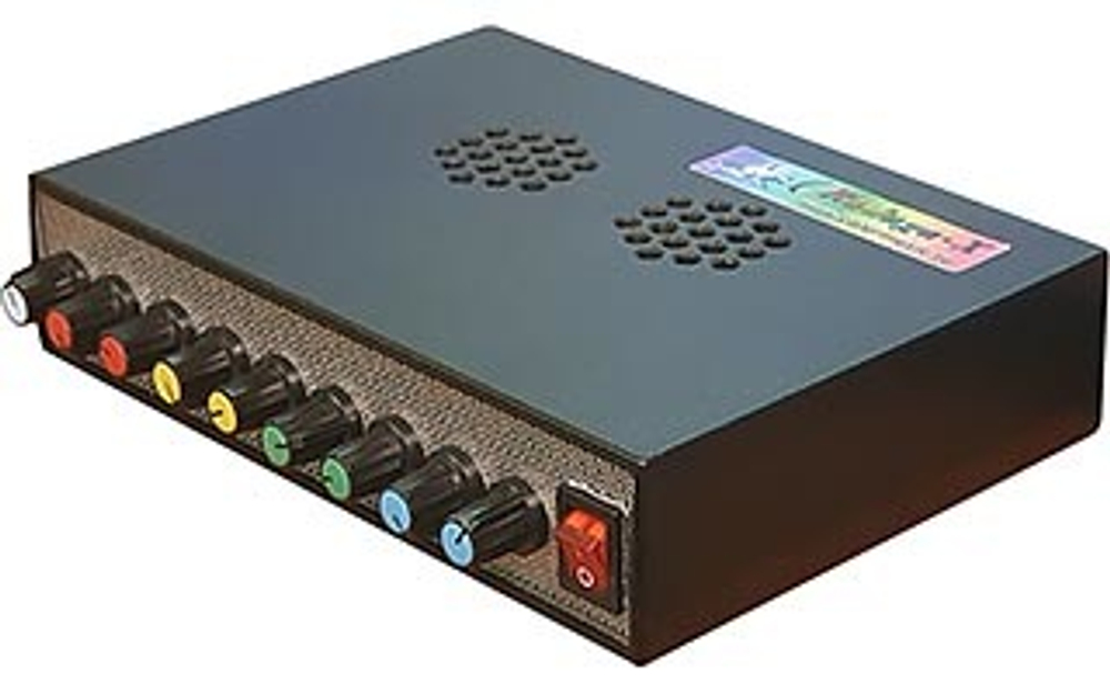 Аудиоконтроллер RGB 12A RGB (цветомузыка) ПДУ RF
