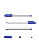 Ручка шариковая U-108 Classic Stick, синяя, 50 шт.