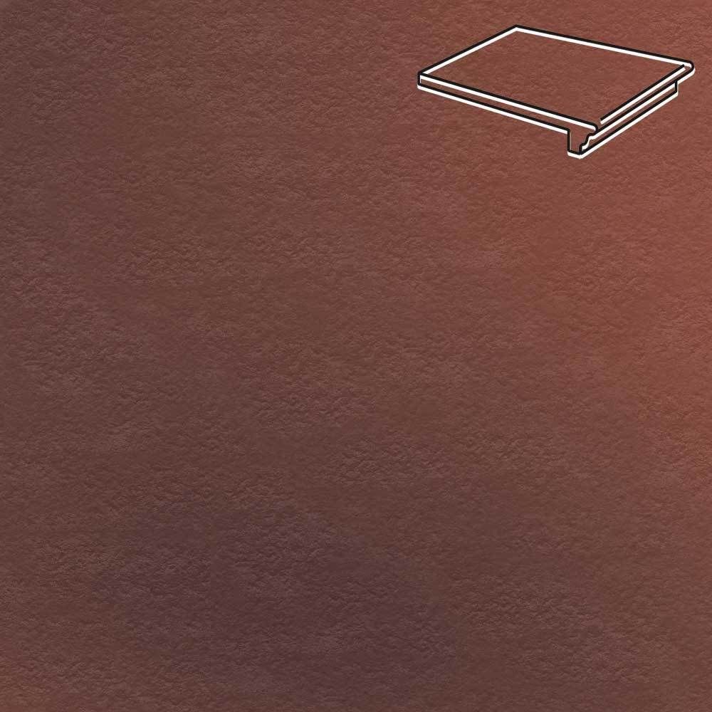 Paradyz Cloud Rosa Duro - Ступень простая с капиносом структурная 330x300x11