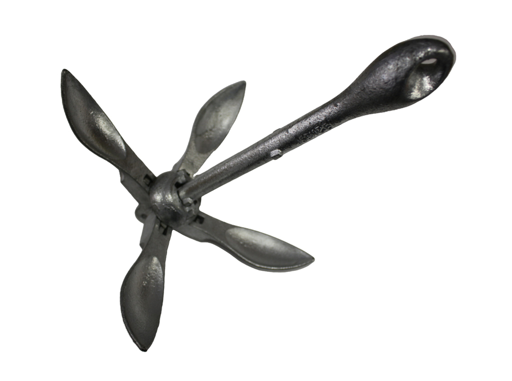 Набор: Якорь-кошка 3,2кг, веревка 6мм*30м и чехол для якоря