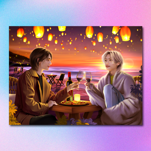 Арт принт / alexstayart / STRAY KIDS / Хёнликсы #39