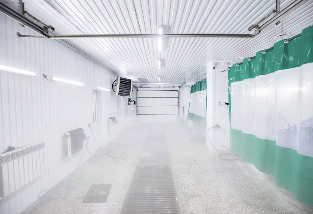 Светодиодный линейный светильник влагозащитный СКС промышленный 40Вт, 4500Лм, 4000К / 5500К, 220В, IP67, 1200х50х50мм (для автомойки, автосервиса, дитейлинга, гаража)