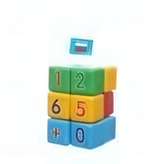 Набор кубиков "Первая математика" (Пластмастер)