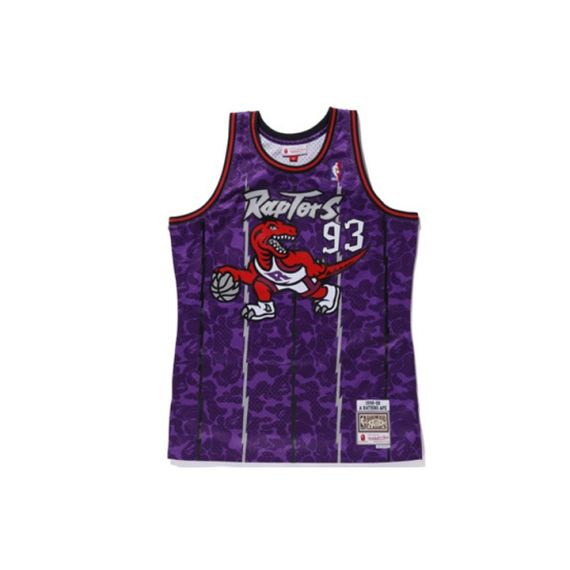 A BATHING APE Bape Raptors Camo Basketball Tanktop 98-99 93