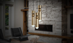 Pendant design lamp  Fulcrum by Lee Broom (Gold)