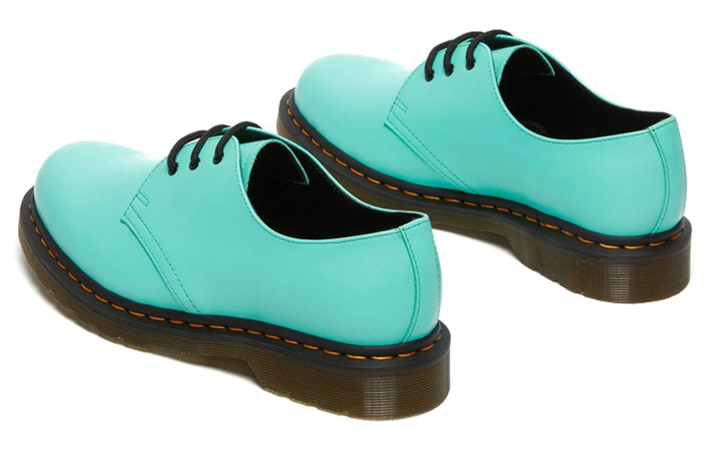 Dr.Martens 1461 Casual Leather Shoes Men"s Low top Mint Green