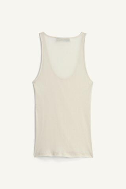 ZARA ТОП ИЗ ТОНКОГО ХЛОПКА, ЭКРЮ