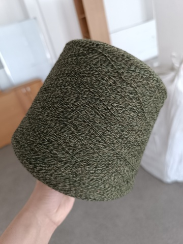 Арт. 401 Зеленый меланж Ягнёнок 100% NOVETEX, 750 м./100гр