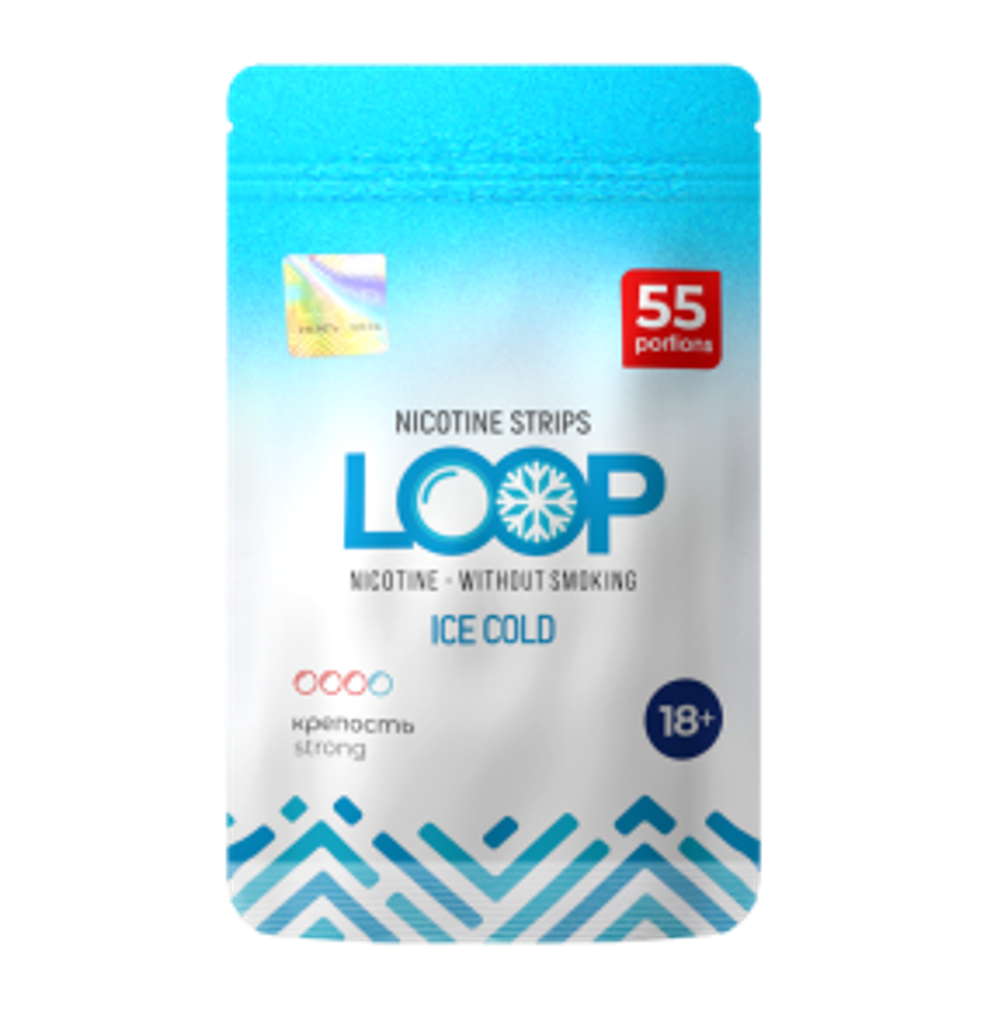 LOOP ICE COLD НИКОТИНОВЫЕ ПЛАСТИНКИ (12 МГ) - ЛЕДЯНАЯ МЯТА