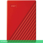 Внешний накопитель WD Original красный (WDBPKJ0040BRD-WESN)