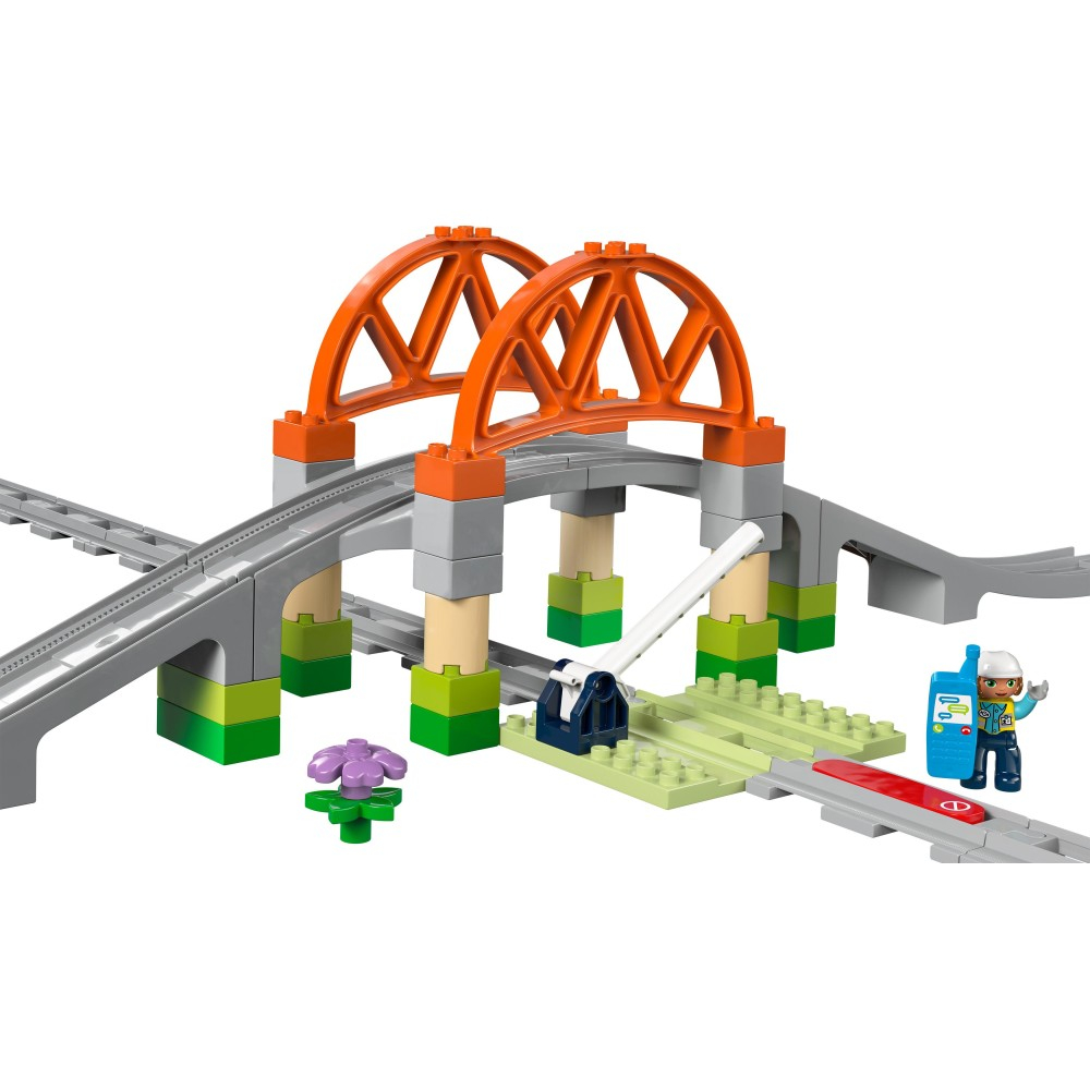 LEGO DUPLO Town - Мост и железнодорожные пути - набор расширения 10426