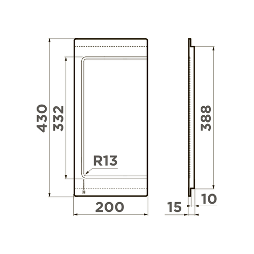 Разделочная доска Omoikiri CB-05-WOOD-M