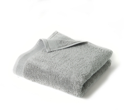 Полотенце 55x110 Blanc des Vosges Uni Silver silver серое