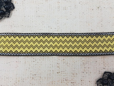 Тесьма жаккард с люрексом, ш. 3,2 см
