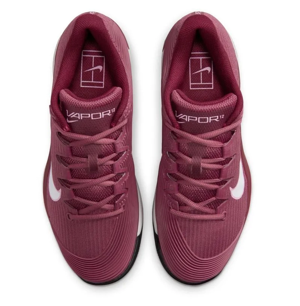Женские Кроссовки теннисные Nike Zoom Vapor 12 - pink smoke/white/vast gray/black
