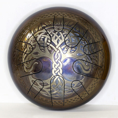 AL30-DM-TR Глюкофон 30см Дерево Жизни D Minor, 432Гц, Мастерская Алатырь