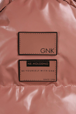 Пальто (пух) с капюшоном G'n'K Розовый кедр/Внутренняя кулиска Девочка