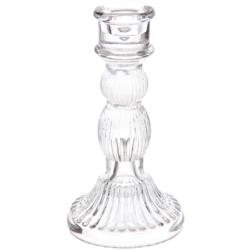 Подсвечник «Грани» 8*15,5 см, Белый