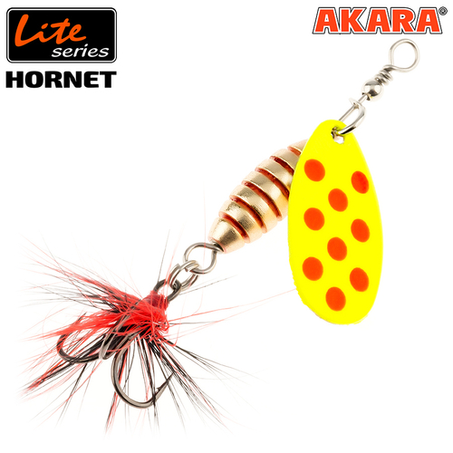 Блесна вращающаяся Akara Lite Series Hornet 1 3,5 гр. 1/8 oz. A37