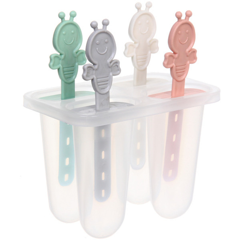 Форма для приготовления мороженого «Пчелка» 4шт 8*12,5*14см