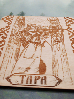Деревянная картина "Тара"
