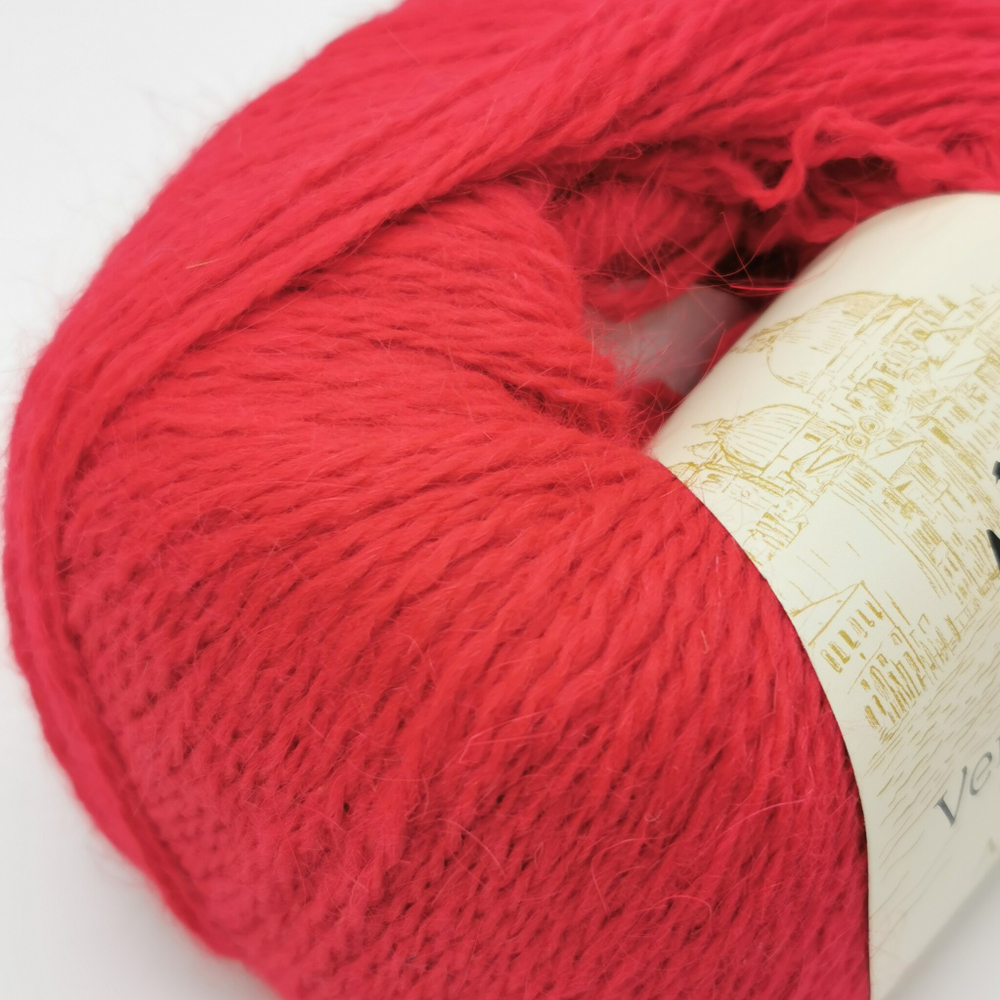Пряжа для вязания Angora Rabbit 17 красный