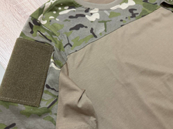 Футболка с липучкой под шеврон. От 30 штук.